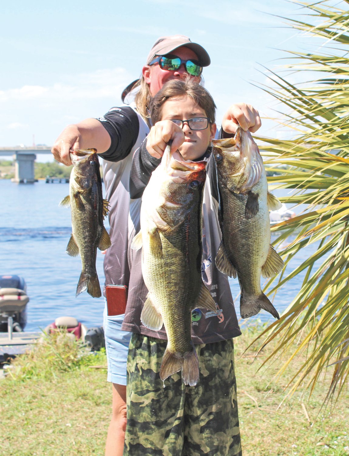 First place winner in the 9-13 age group was Derrick Steinmetz with 8.43 pounds and big fish weighing 4.76 pounds.